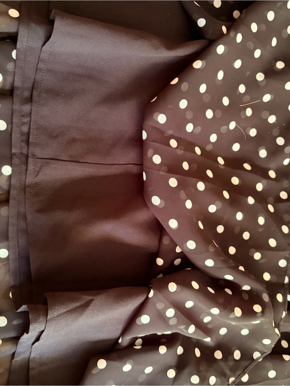 Endless Rose Black Midi Dress with White Polka Dots - Picture 6 of 8